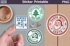 Christmas Stamp Sticker Printable Bundle | Special Delivery Product Image 7