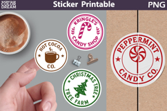 Christmas Stamp Sticker Printable Bundle | Special Delivery Product Image 10