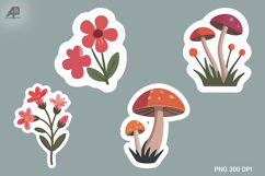 Cute Flower Stickers Design Product Image 1