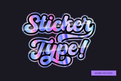 Modern 3D Sticker Text Effect Product Image 1
