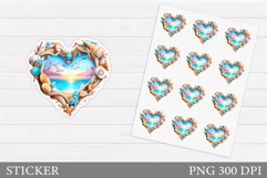 Sea Sticker Design. Sea Sticker Printable Product Image 1
