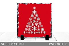 Christmas Tree Sublimation. Christmas Tree Slate Design Product Image 1
