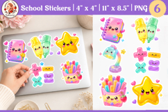 Cute School Stickers kawaii classroom PNG Product Image 1