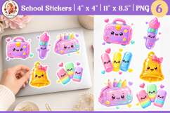 Cute School Stickers kawaii classroom PNG Product Image 1
