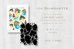 Cute Gnome stickers, Christmas packaging sticker bundle Product Image 4