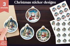 Christmas stickers png Christmas Ornament Sticker Product Image 1