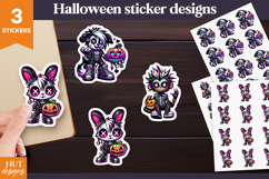 Gothic Halloween Stickers Halloween Creepy cute stickers Product Image 1