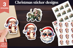 Christmas stickers png Cute Santa Christmas Stickers Product Image 1