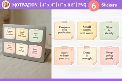 Printable Pastel Stickers, Positive Quotes Product Image 1