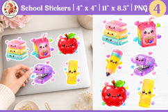 Cute School Stickers | Adorable kawaii classroom designs Product Image 1