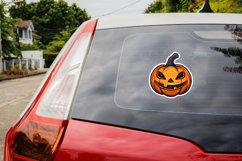 Cute Halloween Pumpkin Stickers Clipart Bundle Product Image 4