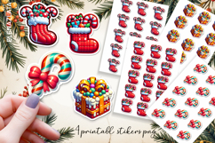 Cute christmas 3d Stickers | Christmas Stickers Product Image 1