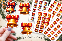 Cute christmas 3d Stickers | Christmas Stickers Product Image 1
