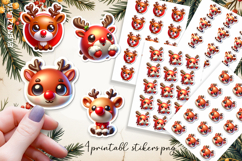 Cute christmas 3d Stickers | Christmas Stickers Product Image 1
