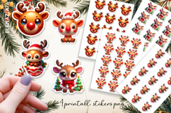 Cute christmas 3d Stickers | Christmas Stickers Product Image 1