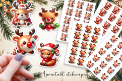 Cute christmas 3d Stickers | Christmas Stickers Product Image 1