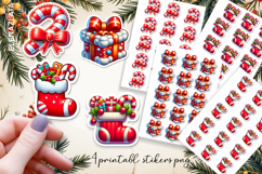 Cute christmas 3d Stickers | Christmas Stickers Product Image 1