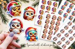 Cute christmas 3d Stickers | Christmas Stickers Product Image 1