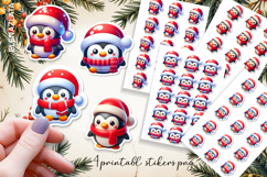 Cute christmas 3d Stickers | Christmas Stickers Product Image 1