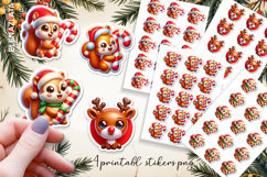 Cute christmas 3d Stickers | Christmas Stickers Product Image 1