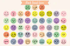 Planner Stickers Emotions | Colored Smiley Face Emojis Product Image 3