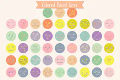 Planner Stickers Emotions | Colored Smiley Face Emojis Product Image 5