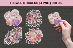 Floral Bouquet Stickers | Flower PNG Clipart Product Image 1