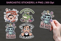 Sarcastic Humor Stickers | Funny PNG Designs Product Image 1