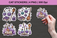 Witchcraft Sticker Illustrations | Magic Potion PNG Art Product Image 1