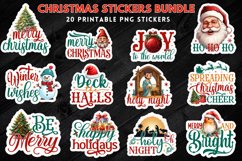 Christmas Stickers Bundle | Printable sticker bundle Product Image 1
