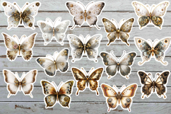 Vintage Steampunk Insect Stickers Bundle. Product Image 5