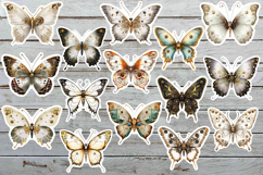 Vintage Steampunk Insect Stickers Bundle. Product Image 6