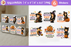 Funny Halloween Sticker Adulting Humor Product Image 1