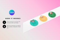 Bright Christmas Business Stickers Canva Template Product Image 2