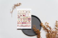 Vintage Rose Planner Stickers Canva Template Product Image 3