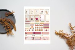 Vintage Rose Planner Stickers Canva Template Product Image 2