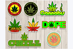 Weed Cannabis Marijuana Sticker Sheets Bundle Product Image 3