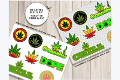 Weed Cannabis Marijuana Sticker Sheets Bundle Product Image 2
