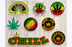 Weed Cannabis Marijuana Sticker Sheets Bundle Product Image 4