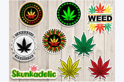Weed Cannabis Marijuana Sticker Sheets Bundle Product Image 5