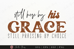 By His Grace SVG PNG | Boho Christian PNG Product Image 7