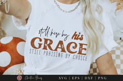By His Grace SVG PNG | Boho Christian PNG Product Image 6