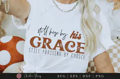 By His Grace SVG PNG | Boho Christian PNG Product Image 6
