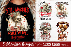 Sarcastic Valentine PNG Funny Sublimation 4 Designs Product Image 6