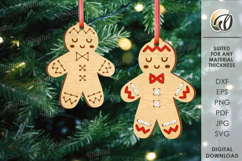 Christmas Stich Ornament Laser Cut. Embroidery Patterns SVG Product Image 1