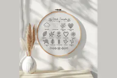Embroidery Stitch Sampler PDF Pattern, Beginner Hand Embroid Product Image 3