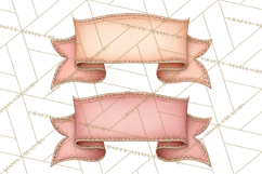 Stitched Fabric Clipart Clusters in Soft Cartoon Style Png Product Image 5
