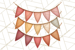 Stitched Fabric Clipart Clusters in Soft Cartoon Style Png Product Image 3