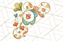 Stitched Fabric Clipart Clusters in Soft Cartoon Style Png Product Image 3