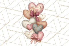 Stitched Fabric Clipart Clusters in Soft Cartoon Style Png Product Image 5